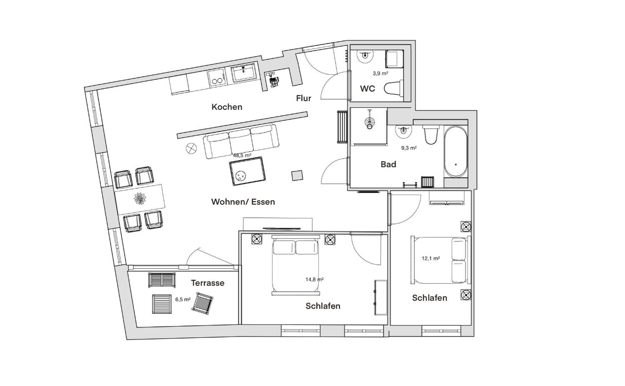 Pineapple Apartments Dresden Altstadt III - 91 Qm - 1X Free Parking Экстерьер фото